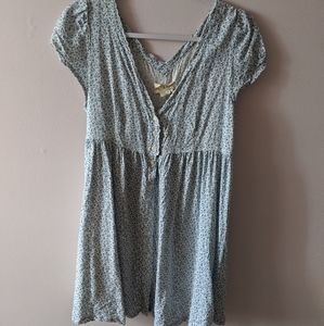 Blue floral Ralph Lauren dress (Large)